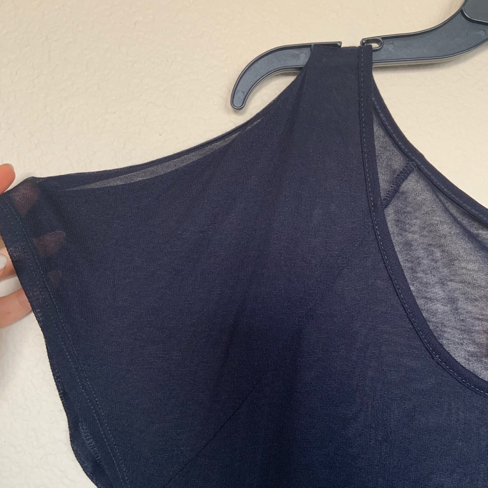 Eight Sixty Sheer Cold Shoulder Top - Picture 2 of 3